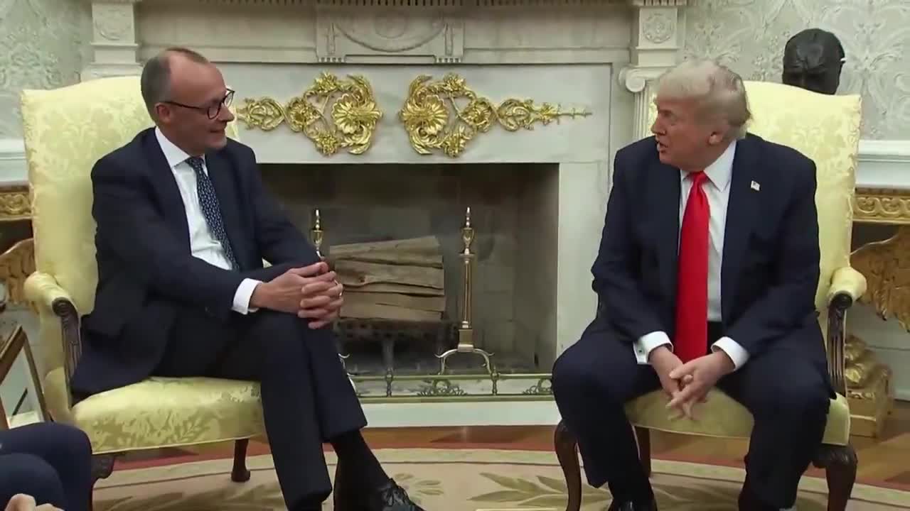 @POTUS: كما تعلمون، فاز @_FriedrichMerz للتو في انتخابات رائعة. ما الذي يحدث في العلاقات بين روسيا وأوكرانيا، وقضايا أخرى تحدثنا عنها، وخاصةً العلاقات بين روسيا وأوكرانيا؟ نود أن نرى نهايةً لهذا الأمر.