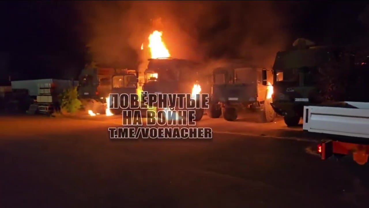 A number of German Bundeswehr military trucks were set alight in the city of Erfurt. Russian Telegram channels published footage of the arson attack