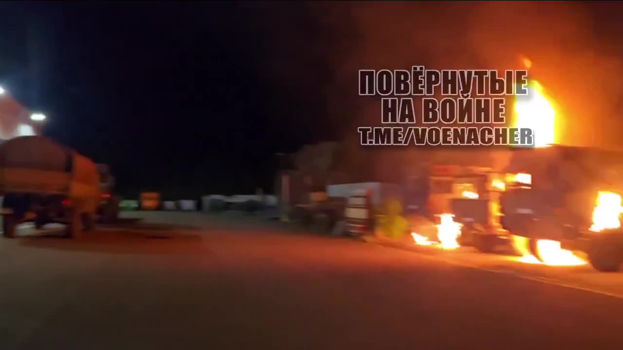 A number of German Bundeswehr military trucks were set alight in the city of Erfurt. Russian Telegram channels published footage of the arson attack